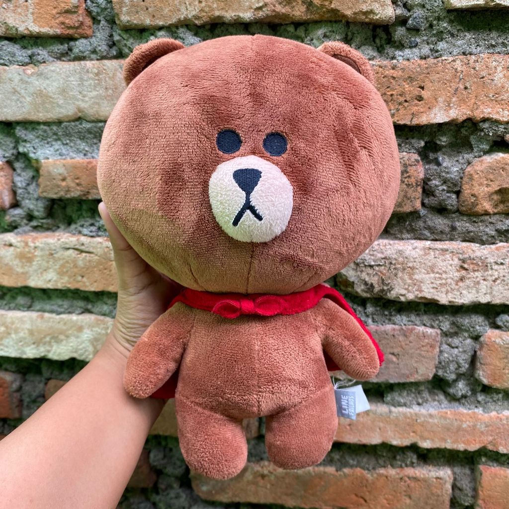Boneka Brown Line Friends Super Hero
