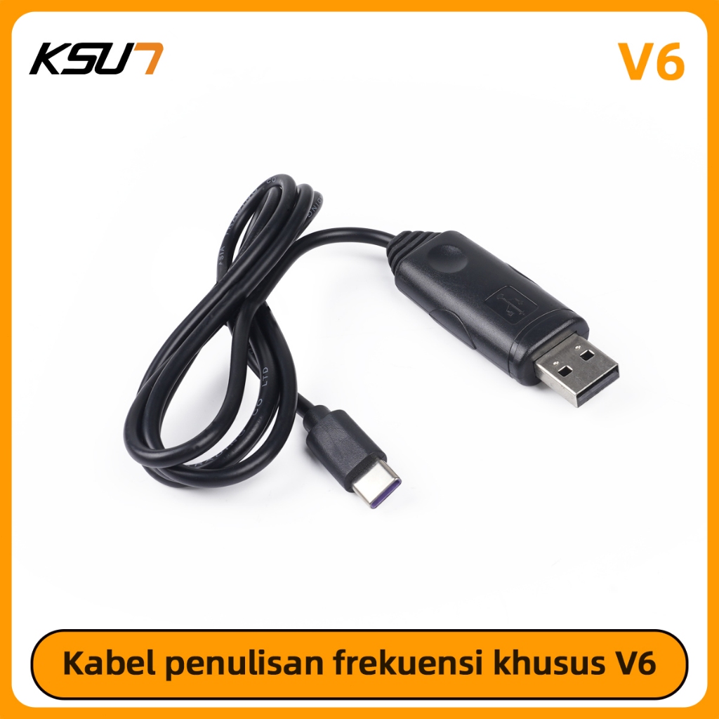 KSUN v6 Kabel Penulisan Frekuensi Khusus Digunakan Untuk Menghubungkan HT Lainnya Frekuensi Menulis