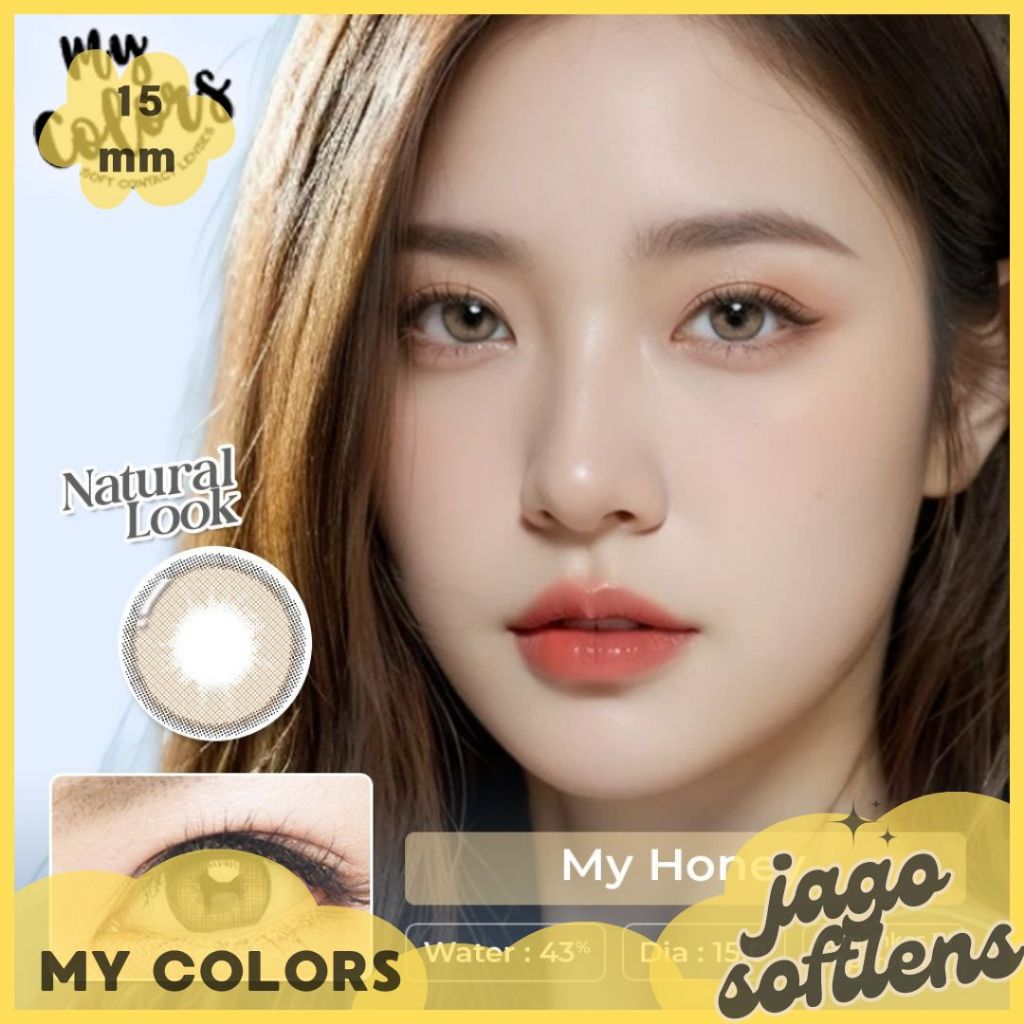 JAGO SOFTLENS BISA COD - SOFTLENS MY COLORS 15MM NORMAL BY OMEGA / SOFTLENS OMEGA MY COLORS / SOFLEN