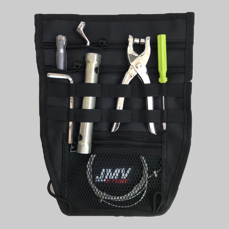 KANTONG JOK MOTOR VARIO 124/150 CBS & LED TAS ORGANIZER JOK MOTOR AKSESORIS MOTOR TAS PERKAKAS TAS A