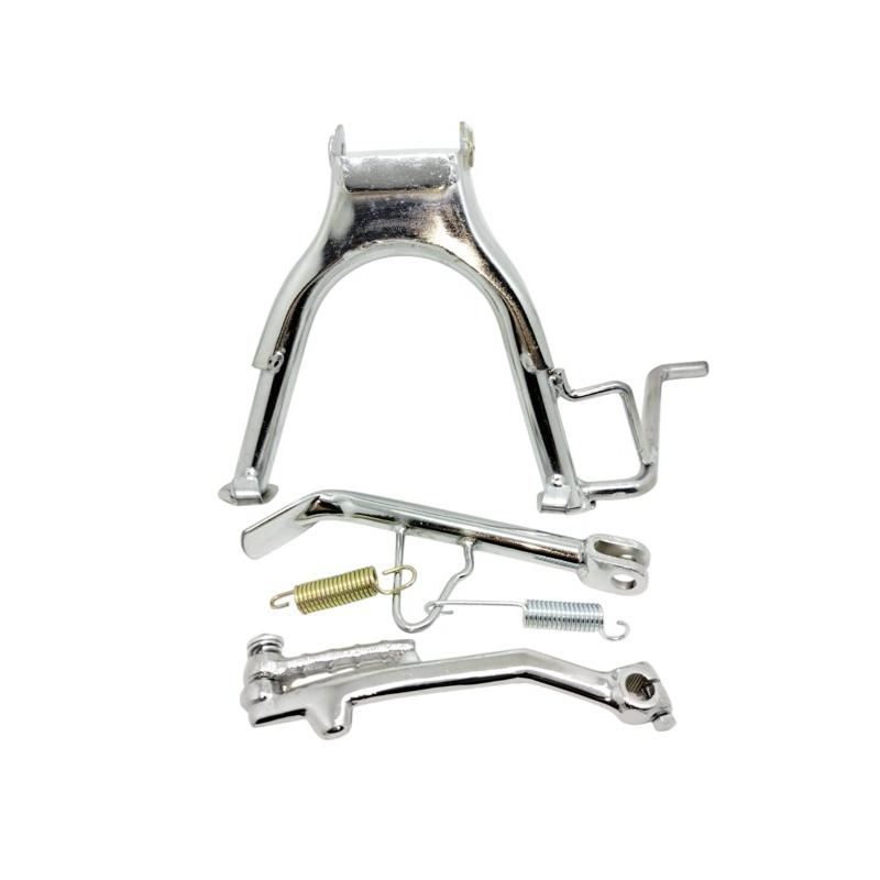 Standar dua standar tengah ring 14+engkolan mio+standar samping ring 14 mio chkrome mio sporty mio s