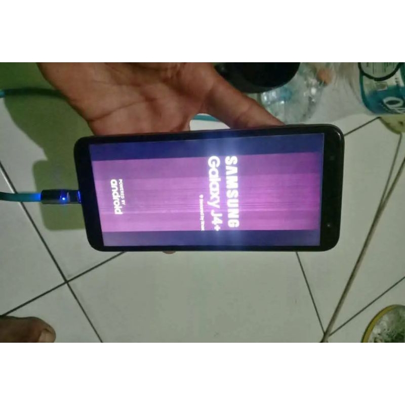 mesin+unit Samsung j4 plus minus lcd mesin normal gambling