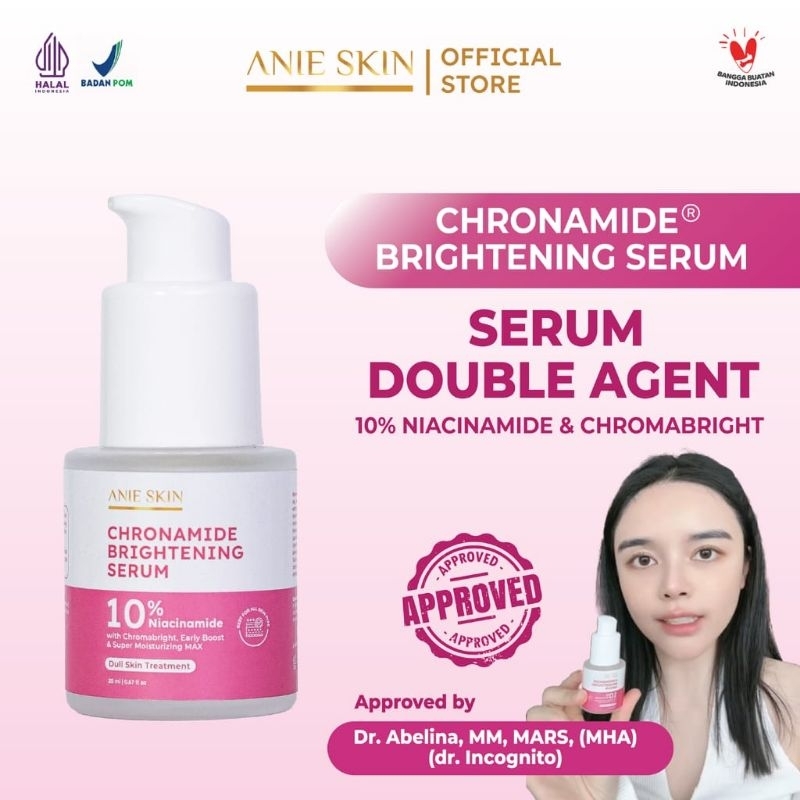 Chronamide Brightening Serum ANIESKIN 10% Niacinamide + Early Boost + Super Moisturizing MAX SERUM U