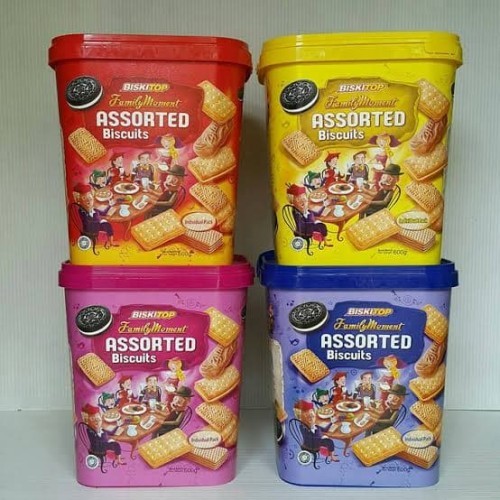 

BISKITOP FAMILY MOMENT ASSORTED 600GR / BISKITOP FAMILY MOMENT