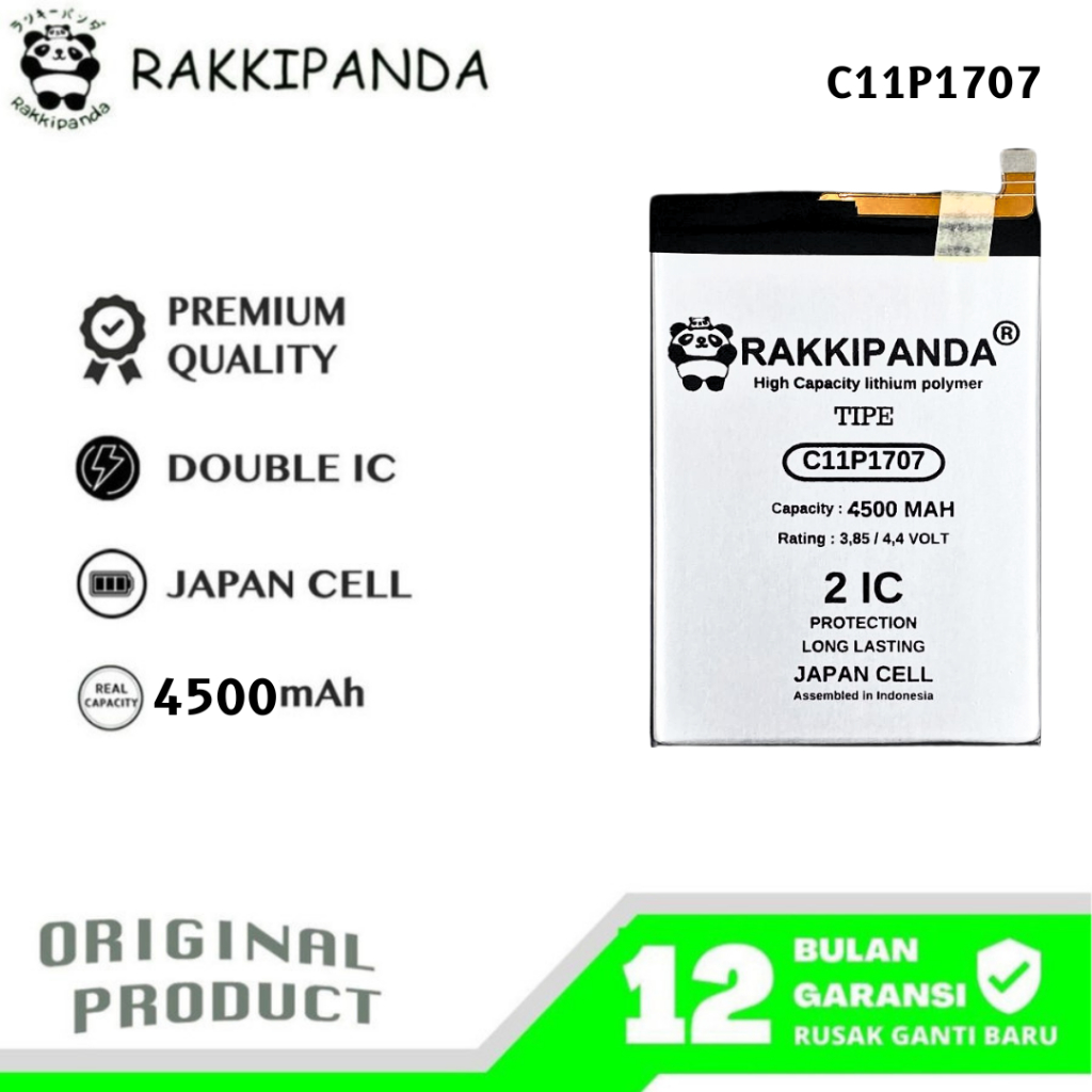 RakkiPanda - C11P1707 Zenfone Max M1 ZB555KL Batre Batrai Baterai
