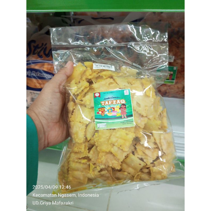 

TAFZAQ KERIPIK PANGSIT HOME MADE Renyah Gurih 200G