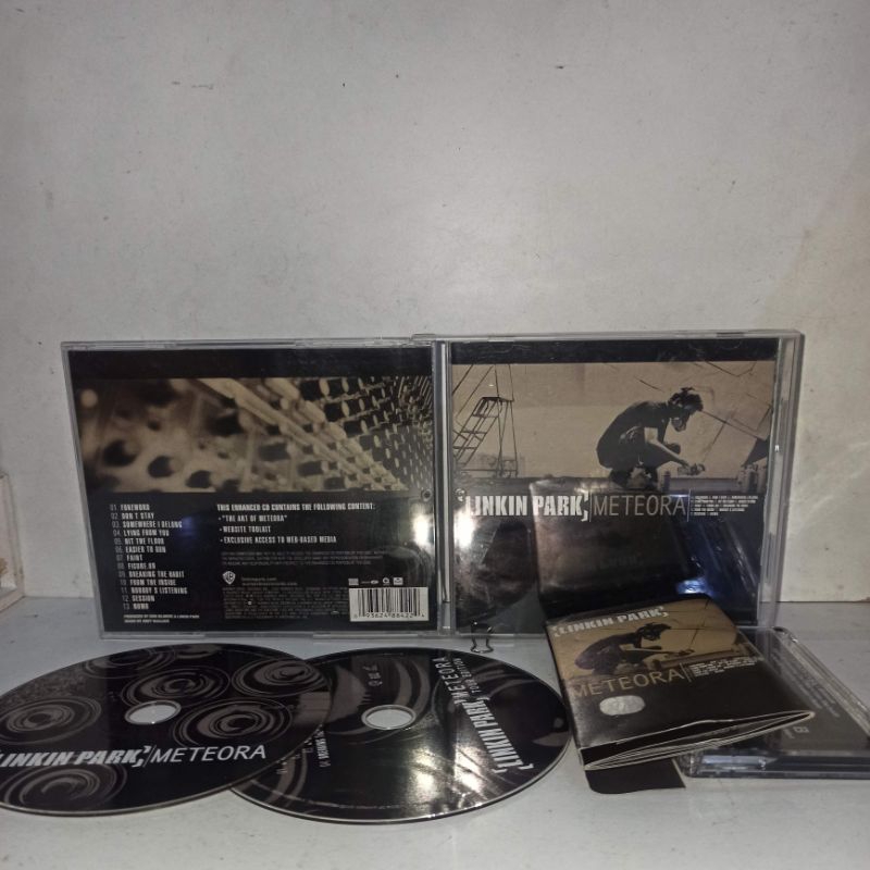 CD&kaset Linkin park- Meteora Tour Edition bonus VCd