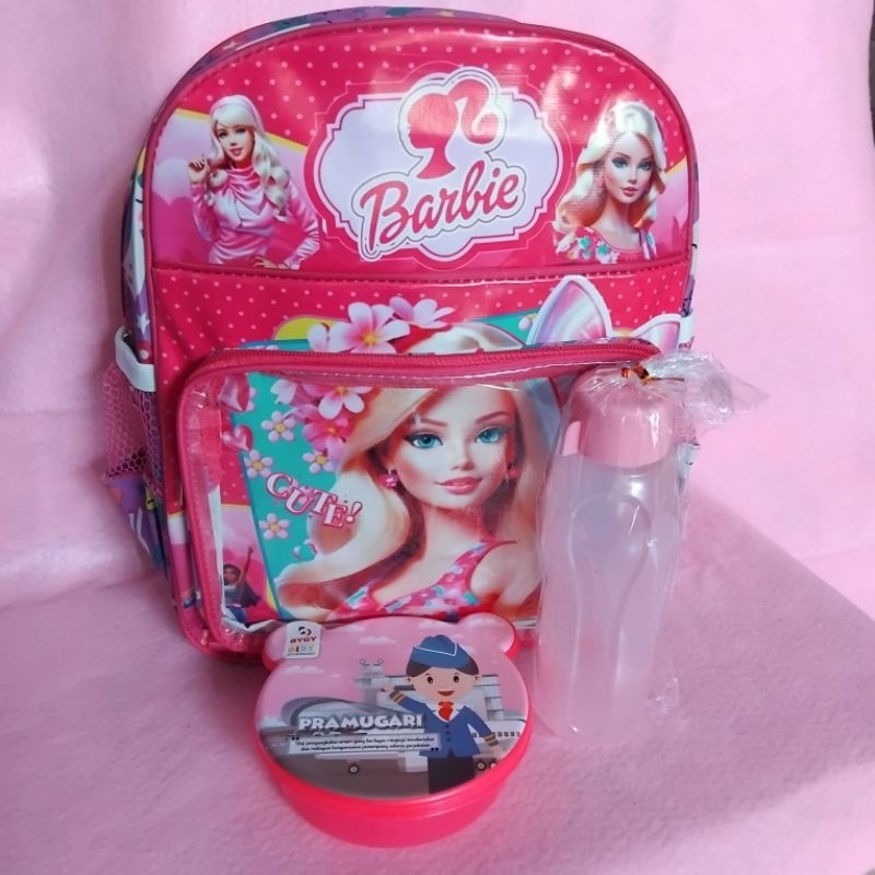 Tas Ransel Karakter  Anak TK Dan SD / Tas Ransel Anak Cowok  Cewek Berhadiah Botol Air Minum Dan Tem