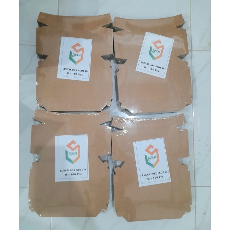 

Dus Lunch Box Kraft Coklat Ukuran M dan L Per Lembar