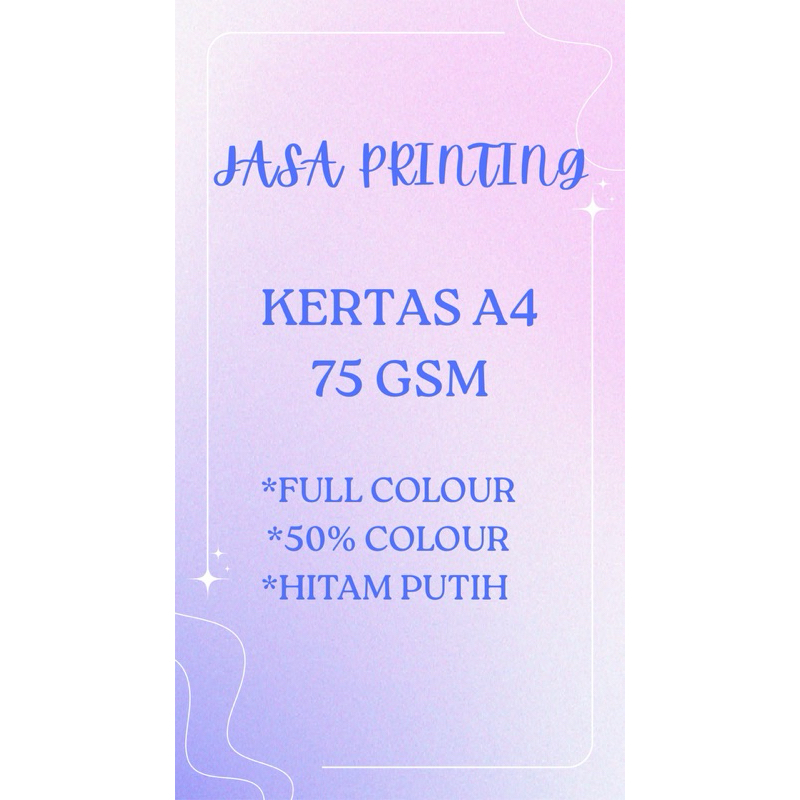 

Jasa Printing A4