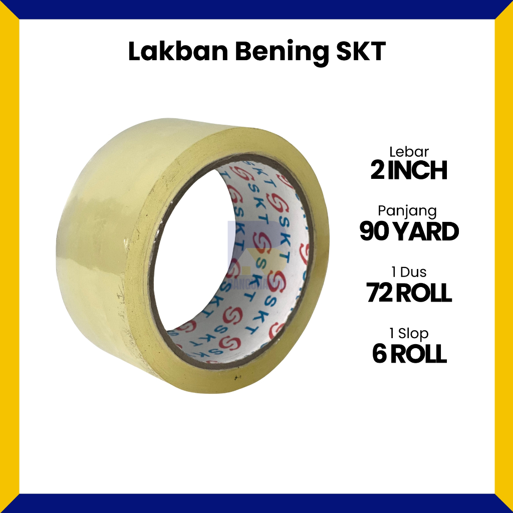 

Lakban Bening SKT 45mm 2inch 90yard