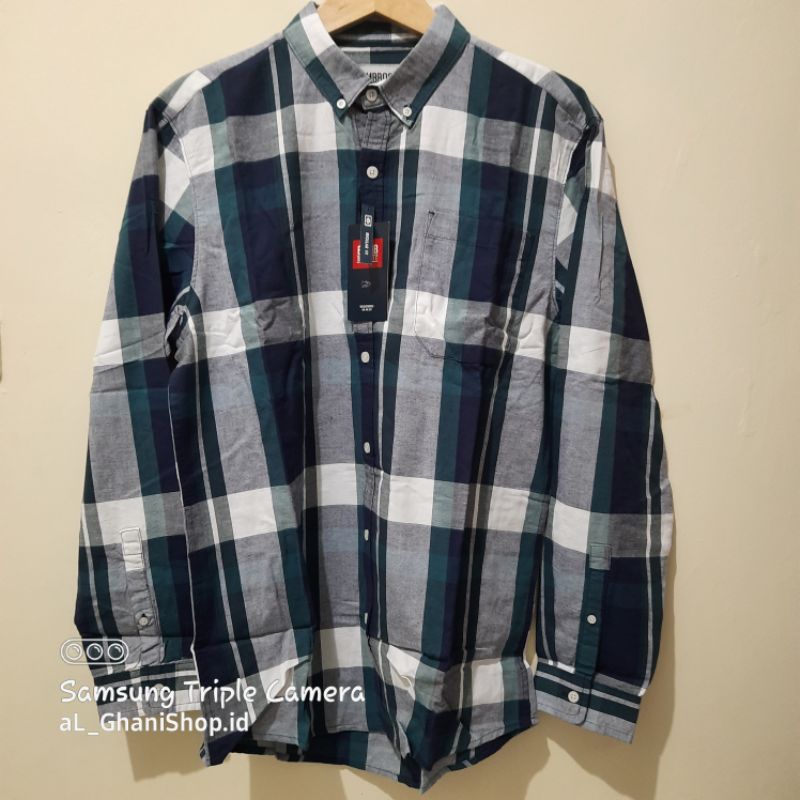 Promo Kemeja Pria Kotak Bomboogie Reguler Fit Men Original