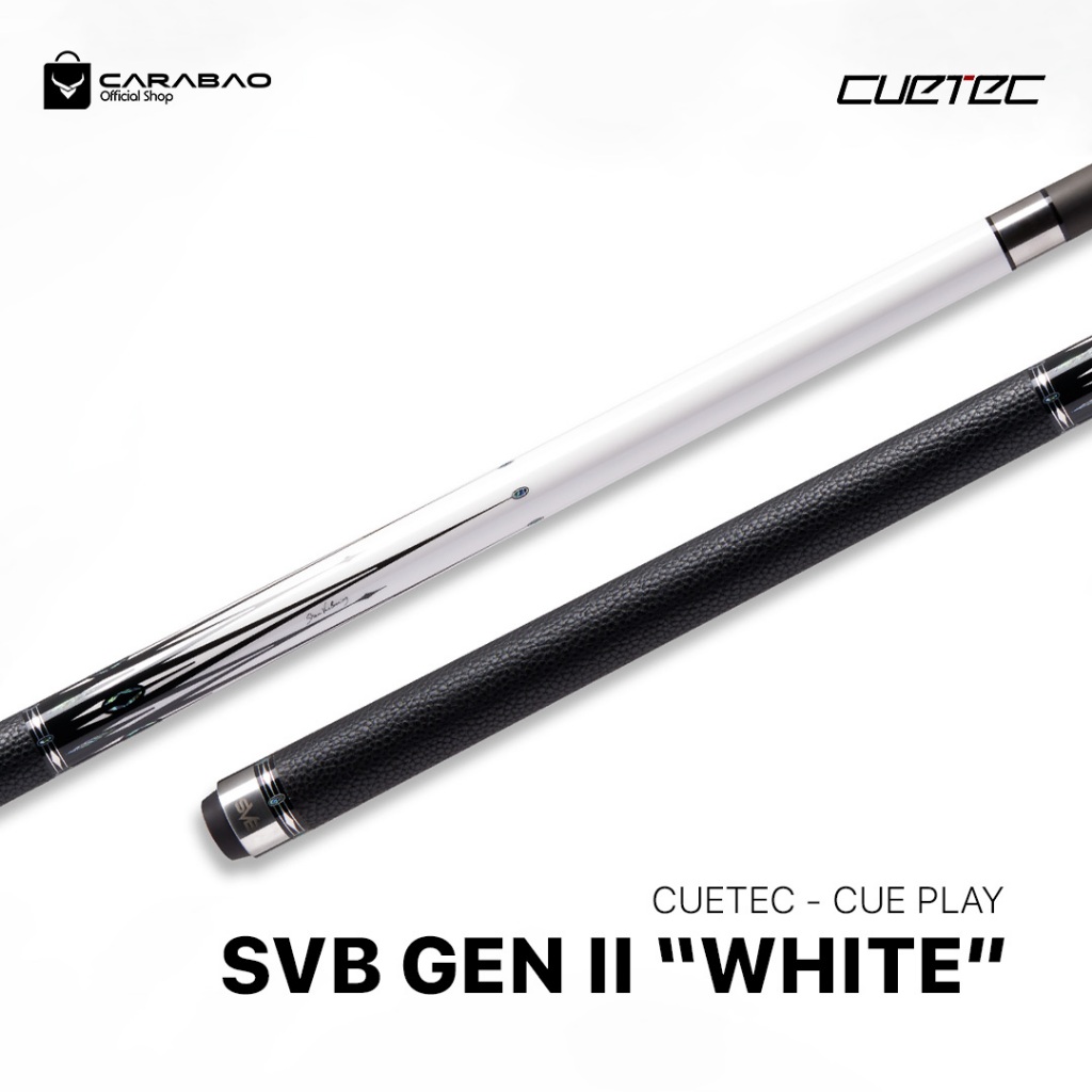 Cuetec SVB GEN II White - Cue Stick Play Billiard
