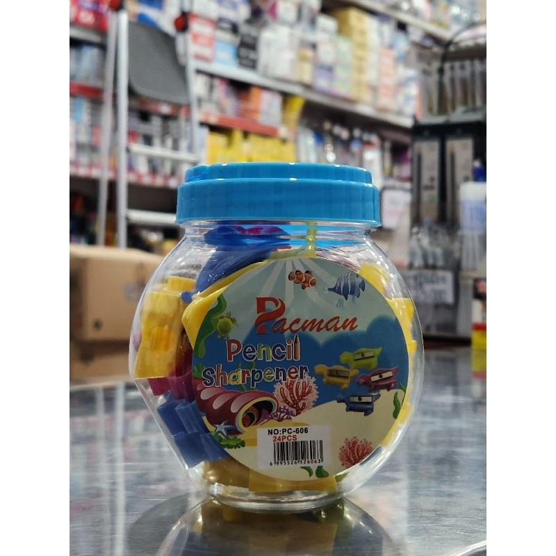 

Rautan Pensil Toples PACMAN / Rautan Toples isi 24pcs