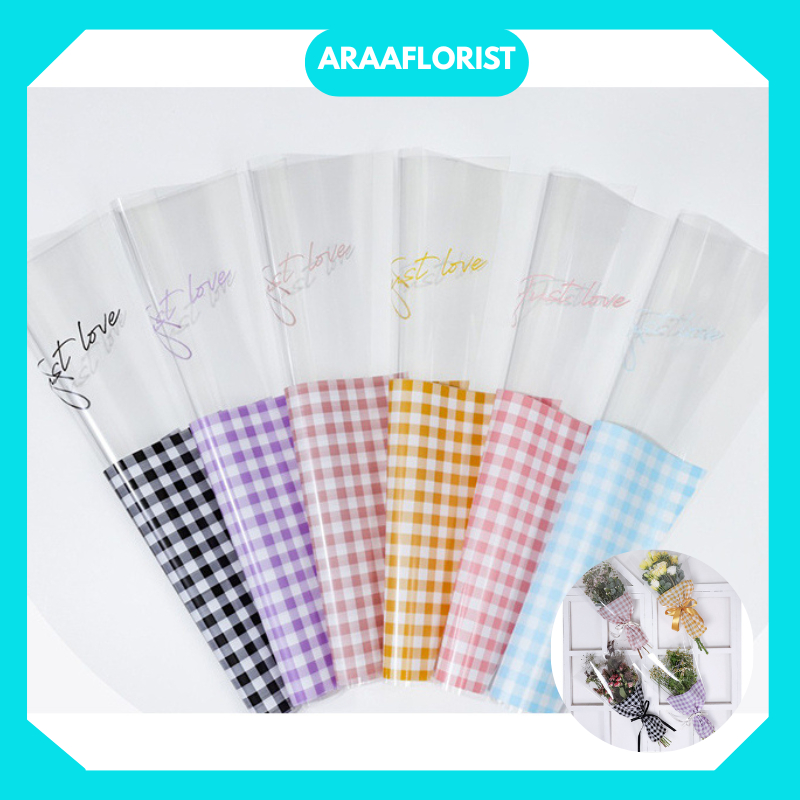 

SF03 Plastik Buket Bunga Mawar Per Tangkai / Plastik Mini Buket Rose Florist