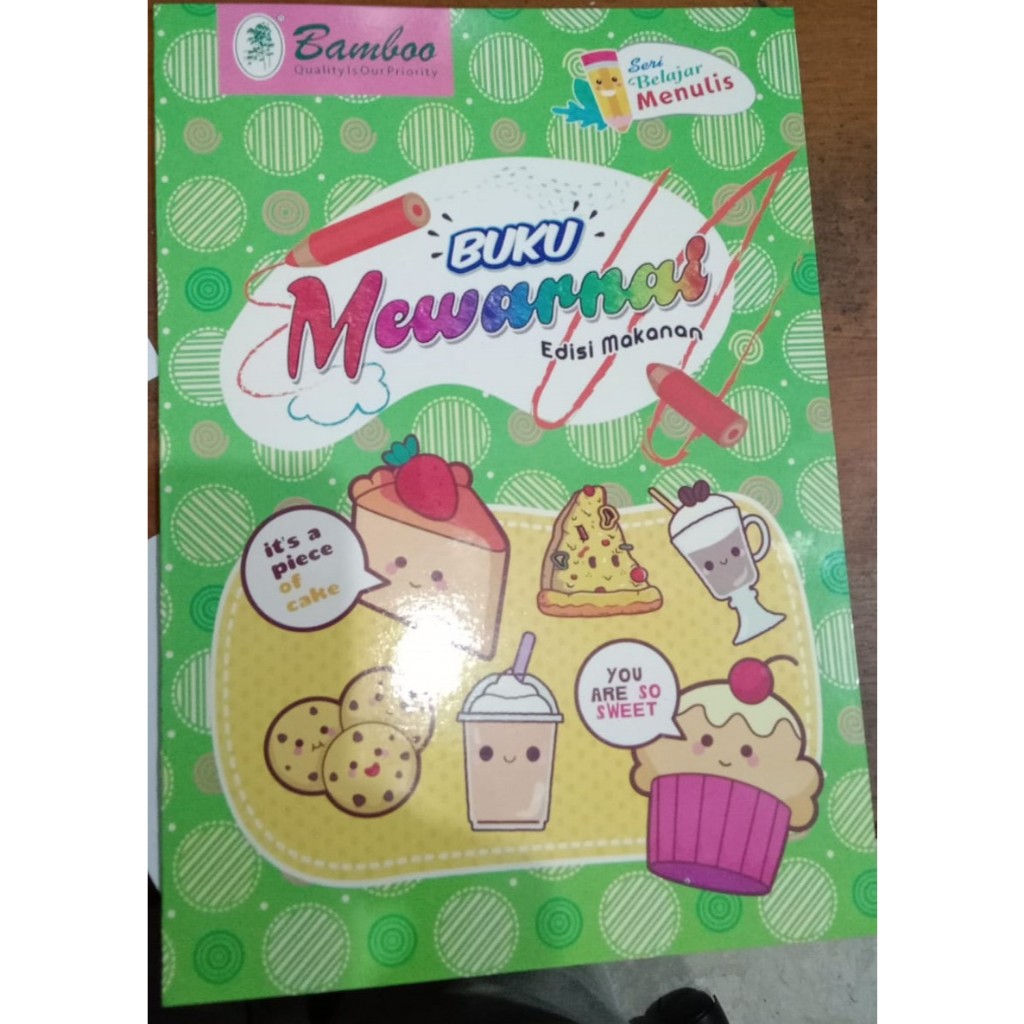 

Buku Mewarnai Edisi Makanan by Bamboo / Mewarnai /Bamboo