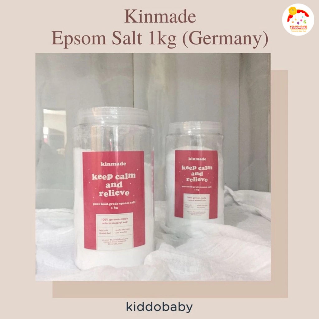 Kinmade Epsom Salt 1kg (Germany) | Garam Sumbatan Asi
