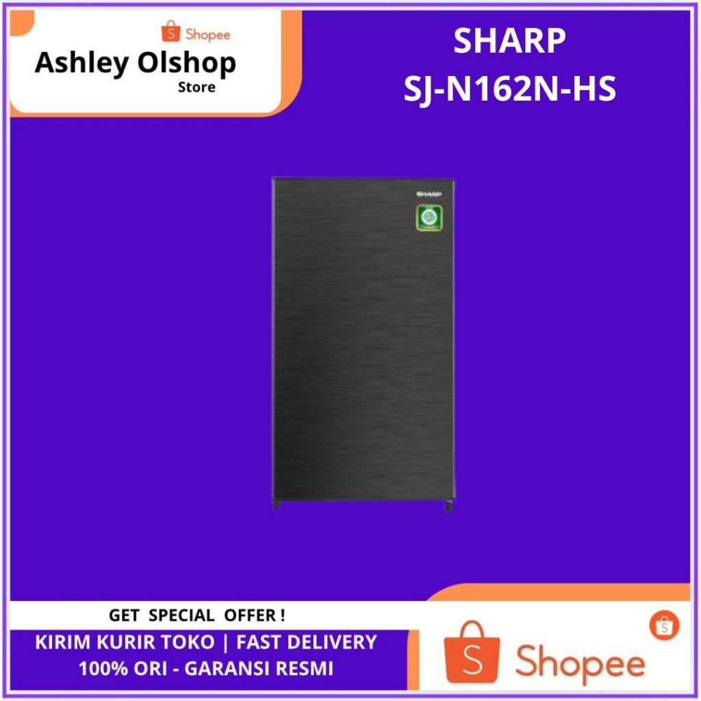 Kulkas 1 Pintu 133 Liter Sharp SJ N162N HS Kulkas Sharp SJ-N162N