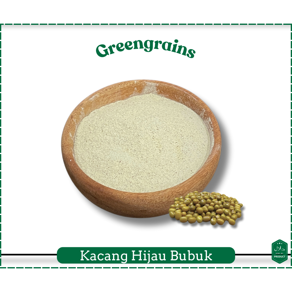 

Kacang Hijau bubuk Murni / Pure Mung Bean Powder [Varian 5-25 kg]