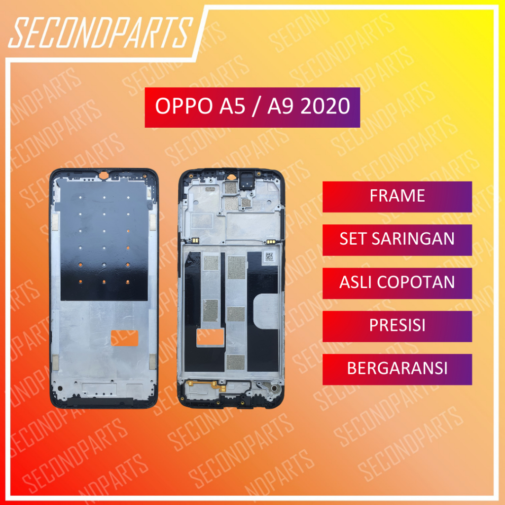 FRAME RANGKA TULANGAN LCD FOR OPPO A5 2020 / A9 2020 ORIGINAL COPOTAN