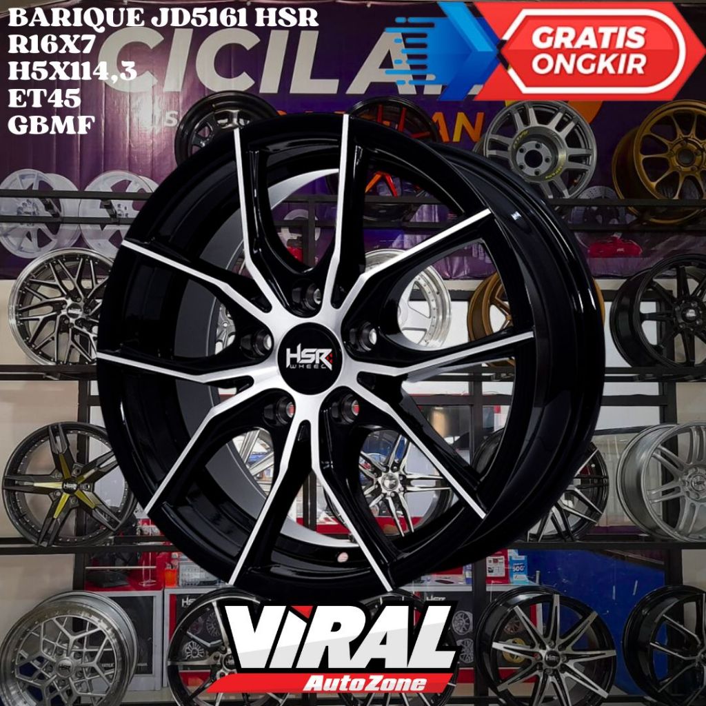 Velg Mobil Ring 16 MURAH HSR BARIQUE R16 UNTUK XPANDER , STARGAZER , SONET , BRV
