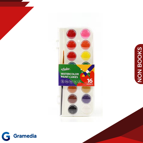 

Gramedia Medan - ESTUDEE WATERCOLOR CAKE 23MM SET16 ES-WC23-16