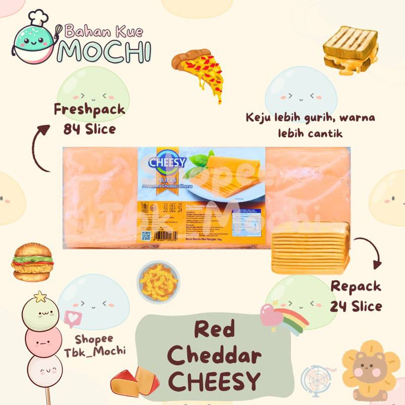 

Cheesy Red Cheddar / Keju Cheddar Cheesy / Red Cheddar
