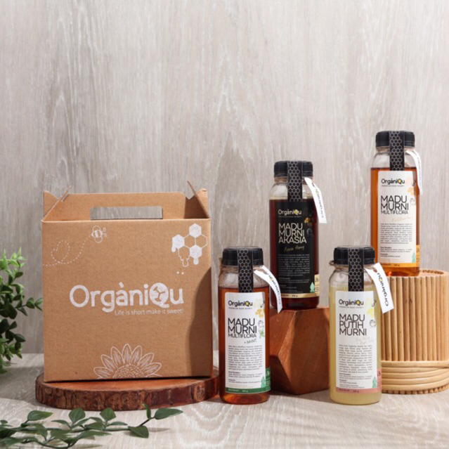 

OrganiQu Premium Madu Mentah Murni 10% Bersertifikat Uji lab SNI (katalog Khusus Pesanan Mitra)