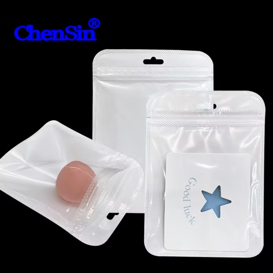 

Plastik Klip Ziplock Putih Susu Transparan Sticker Storage Bag Aksesoris / Ziplock Bag Trans White