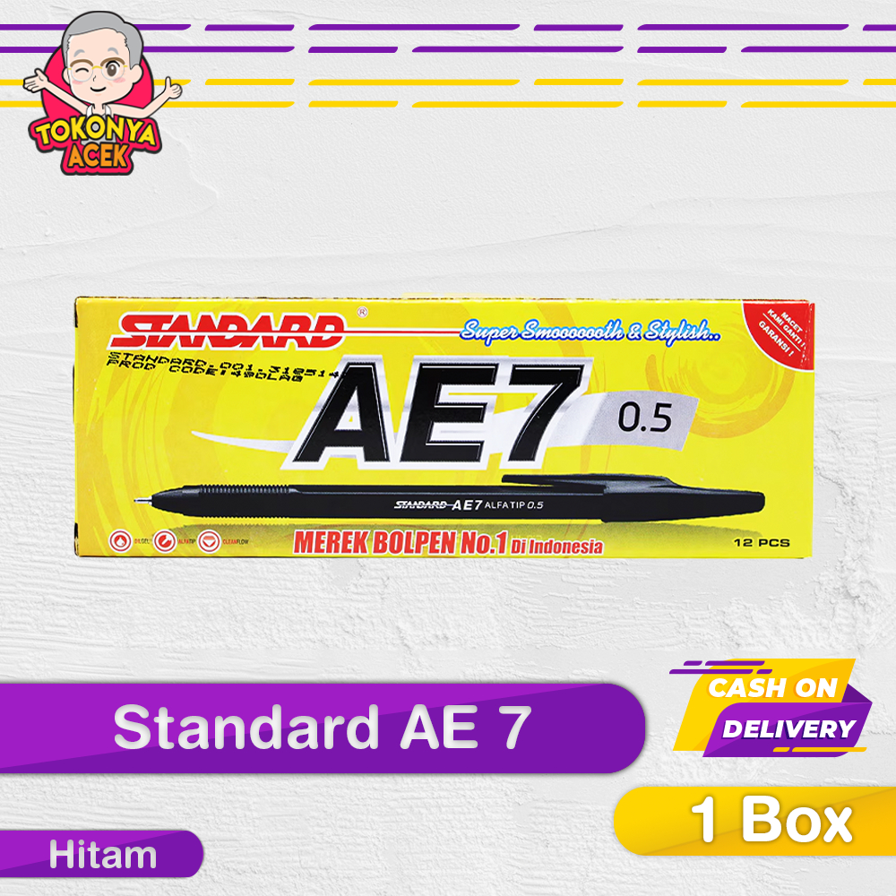 

Ballpoint / Pulpen Standard AE7 1 Pack / 12 pcs