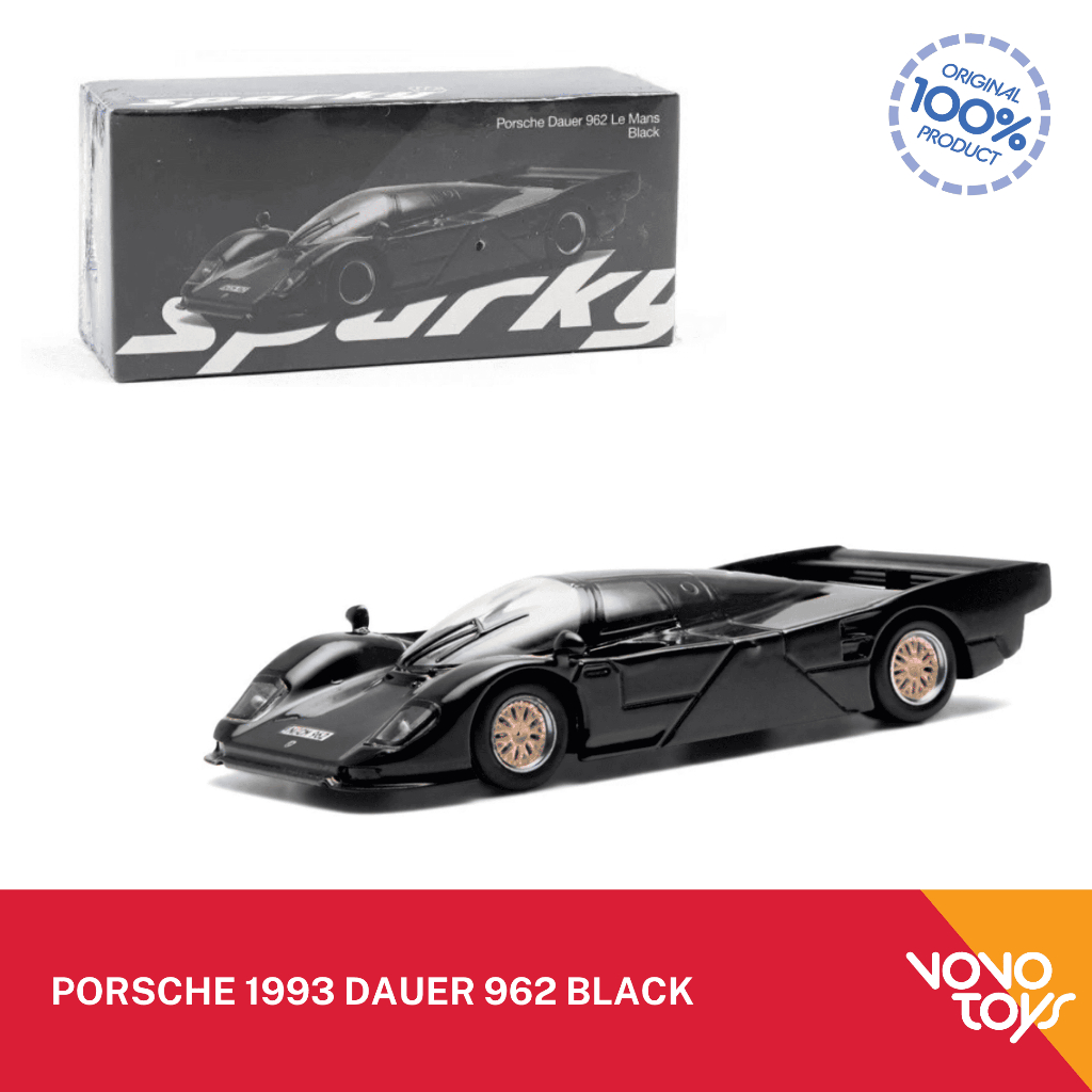Sparky 1/64 Porsche 1993 Dauer 962 Black
