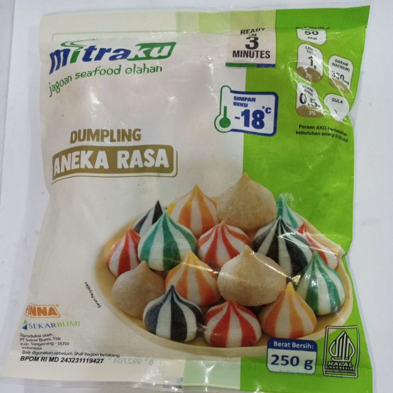 

MITRAKU Dumpling Aneka Rasa (Tahan Suhu Ruangan 3hari)