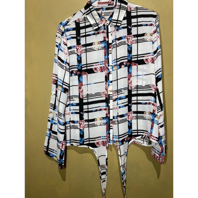 PRELOVED KEMEJA LOGO JEANS