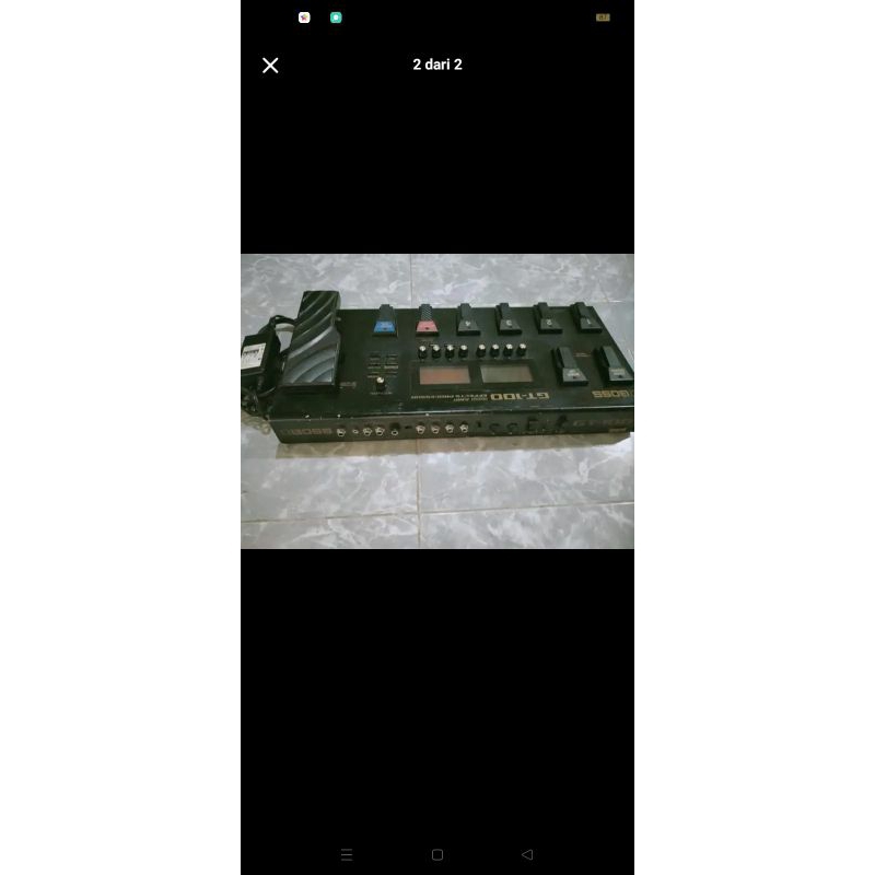 Efek Gitar Boss Gt100