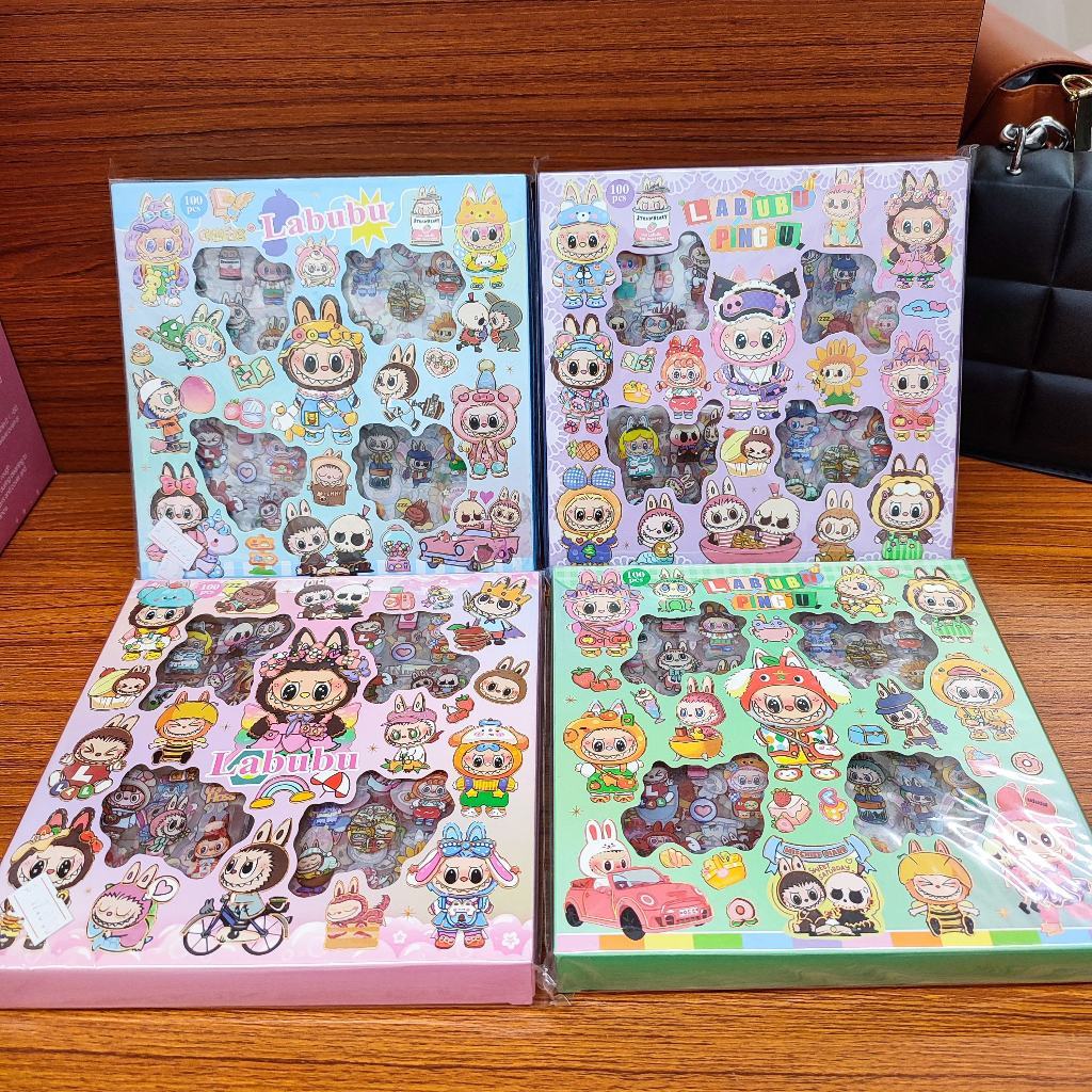 

Stiker Karakter Labubu isi 100pcs Stiker Box Stiker Murah Harga Grosir Bisa COD