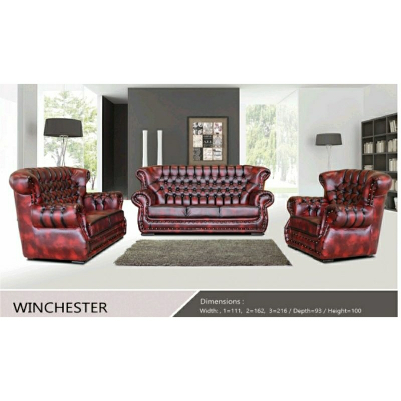 MODIS Sofa Winchester 321 Seater - Sofa Tamu Mewah - Sofa 321 Medan