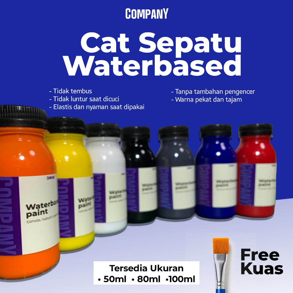 Cat Sepatu Kanvas Permanen Anti Luntur, Cet Repaint Pewarna Topi, Kain Canvas