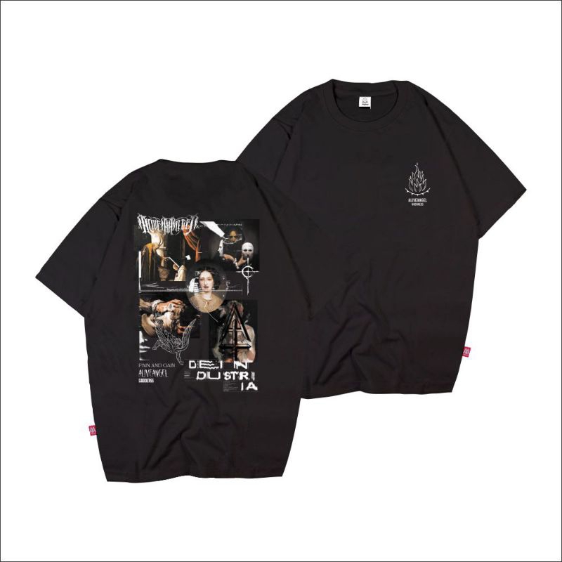 T-SHIRT HOLY GRACE / KAOS DISTRO UNISEX / KAOS DISTRO ORIGINAL / KAOS DISTRO ALIVE ANGEL / BAJU KAOS