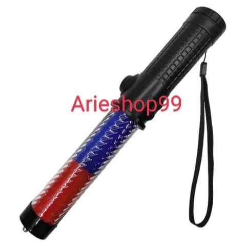 lampu lalin cas lampu lalin pluit panjang 30cm lampu lalin senter pluit