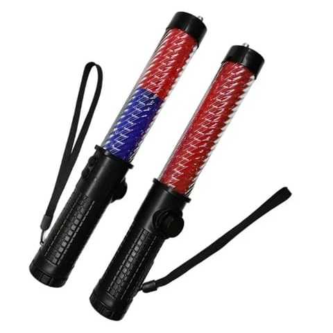 lampu lalin cas lampu lalin pluit panjang 30cm lampu lalin senter pluit