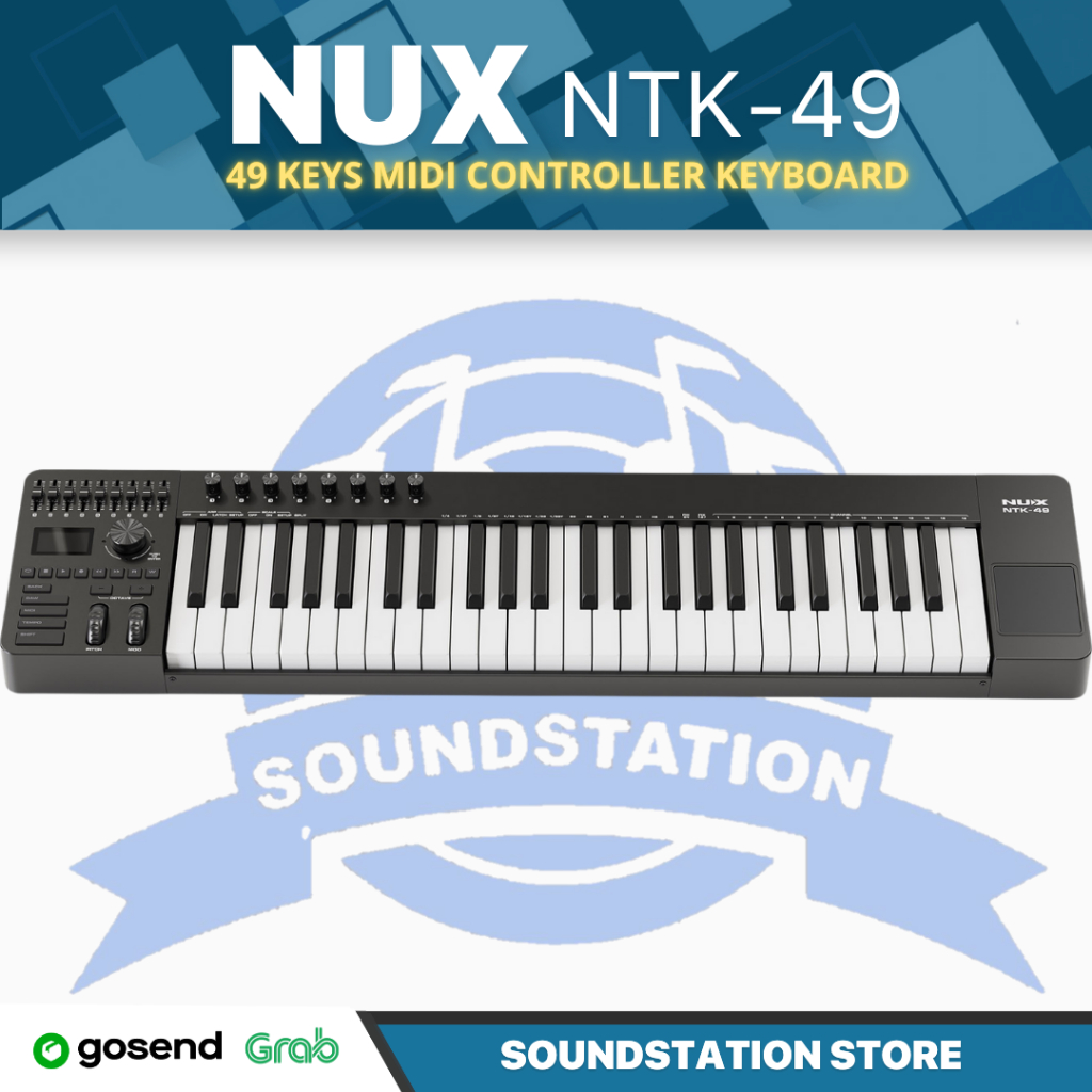 Nux NTK-49 Midi Keyboard Controller 49 Keys - Keyboard