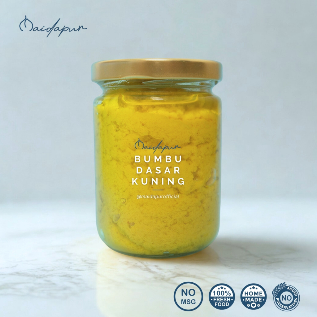 

Bumbu Dasar Kuning Tanpa MSG - Maidapur Bumbu Dapur Instan Siap Pakai Homemade