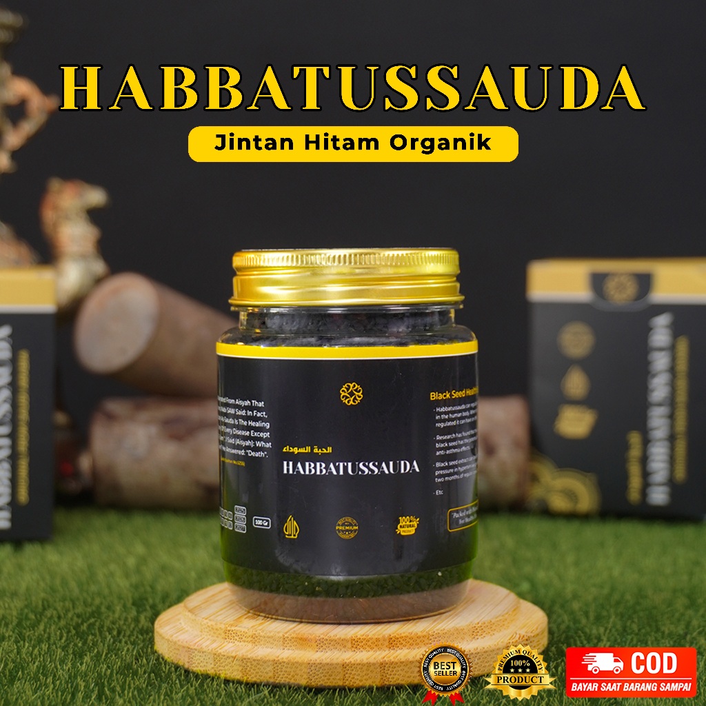 [ALKAFF HABBATUSSAUDA] – JINTEN HITAM SAUDI ARABIA – BIJI DENGAN BANYAK BERKAH - 100 GR