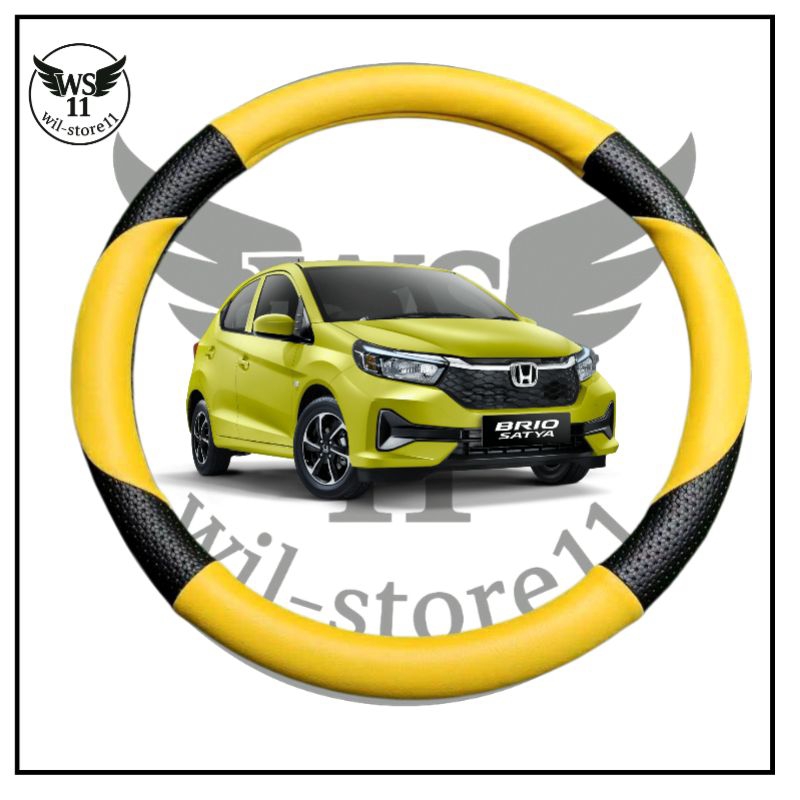 Sarung Stir Mobil Honda Brio , Cover Stir Brio