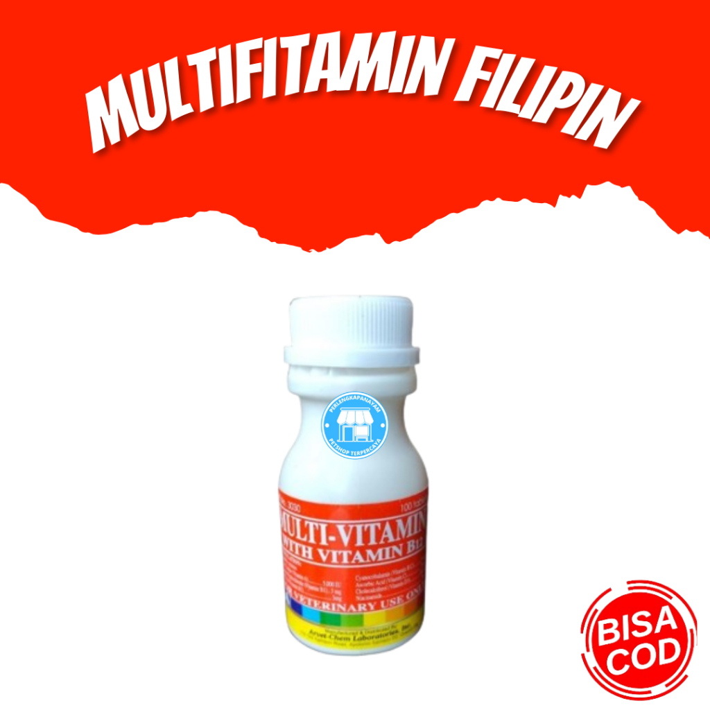 MULTIFITAMIN FILIPIN Obat Ayam Vitamin Ayam Perawatan Ayam