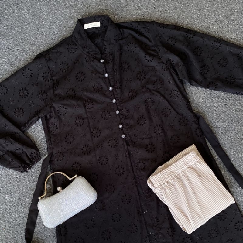 (READY) - QIRANIA TUNIK BORDIR | TUNIK BORDIR BUNGA