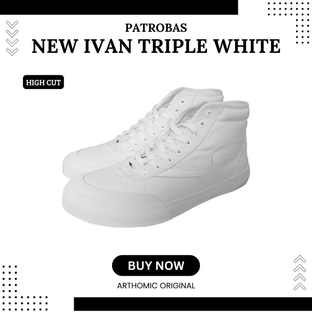 Patrobas New Ivan Triple White High Original