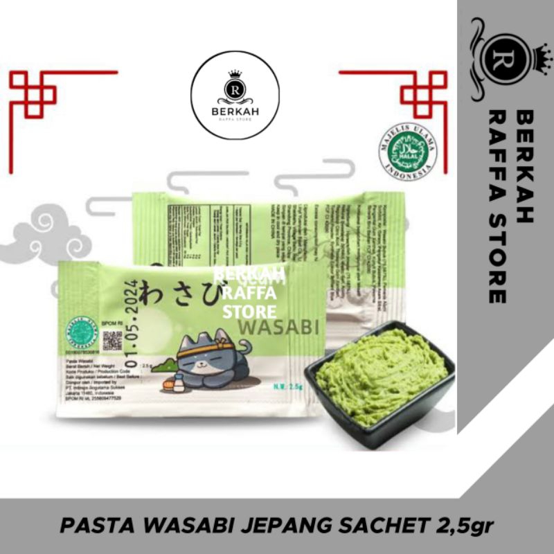 

PASTA WASABI HALAL ORIGINAL JEPANG SACHET 2,5gr