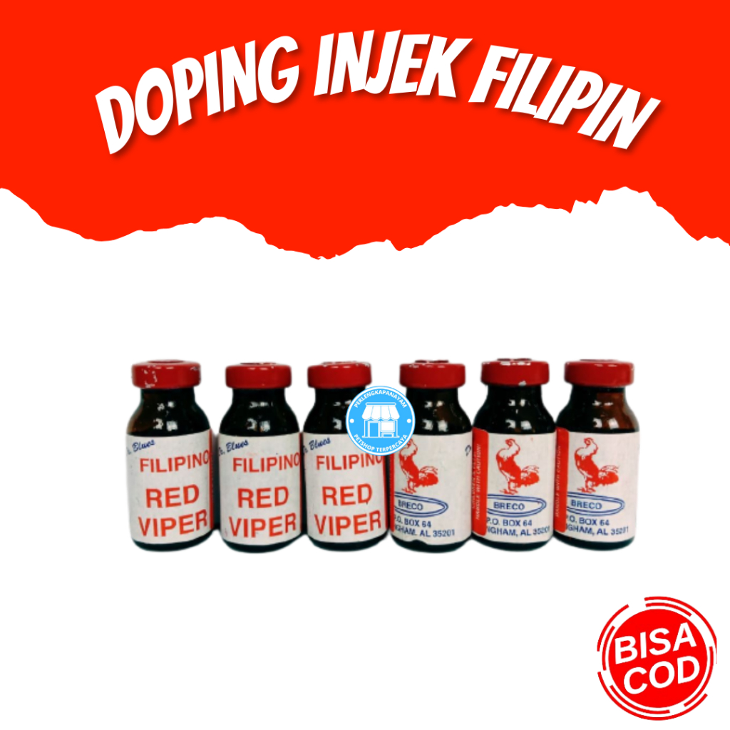 RED VIPER Obat Kuat Ayam Aduan Suplemen Stamina Ayam Doping Ayam Pencegah Pendarahan