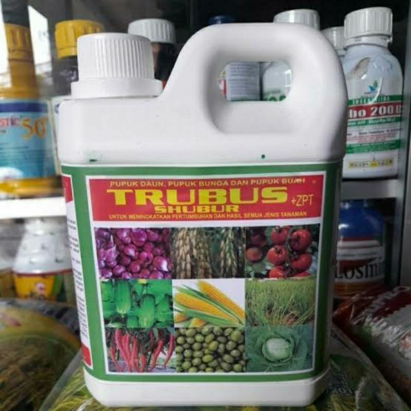 Pupuk cair trubus subur zpt 1 liter pupuk daun bunga buah anti rontok